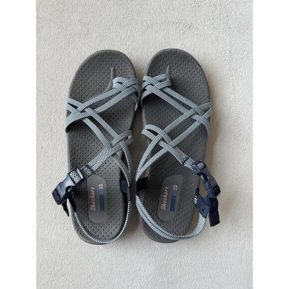 Skechers Shoes - Skechers Outdoor Lifestyle Strappy Sport Sandals Gray Womens Size 10 Comfort